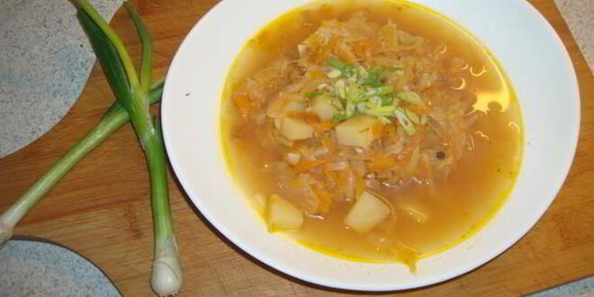 Рецепт кислых деревенских щей