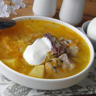Рецепт Кислых щей из квашеной капусты