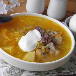 Рецепт Кислых щей из квашеной капусты