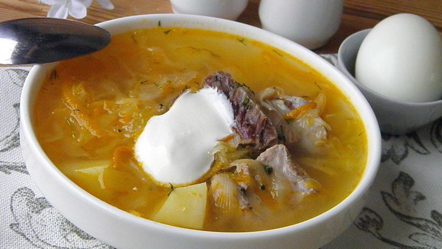 Рецепт кислых щей из квашеной капусты