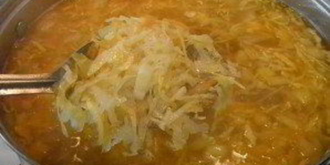 Рецепт кислых щей из квашеной капусты