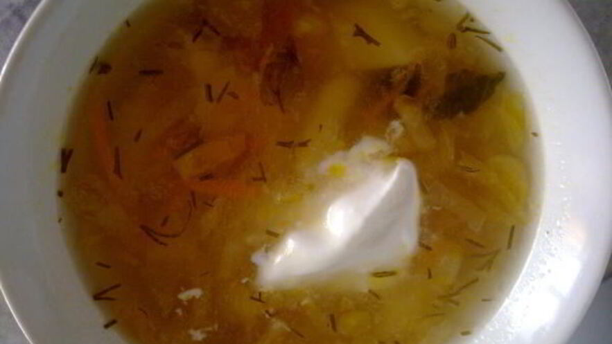 Рецепт кислых щей с говяжьем сердцем