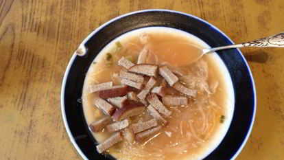 Рецепт Кислых щей со свининой