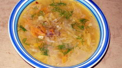 Рецепт Постных щей из квашеной капусты