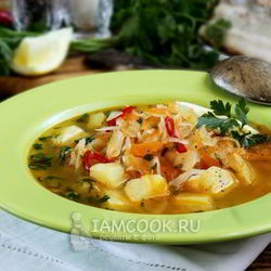 Рецепт Постных щей из свежей капусты