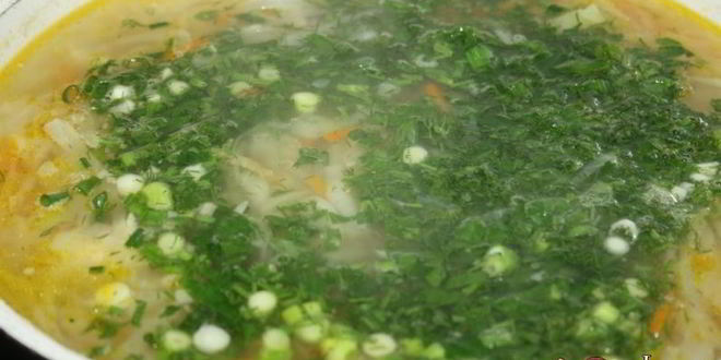 Рецепт простых щей со свининой и свежей капустой