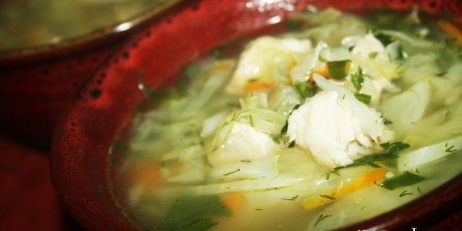 Рецепт простых щей со свининой и свежей капустой