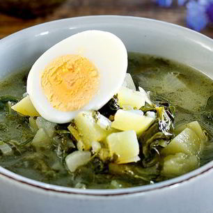 Рецепт Щавелевых щей без мяса