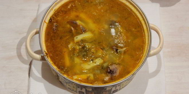 Рецепт щей из кислой капусты с курицей