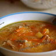 Рецепт Щей из квашеной капусты томленые