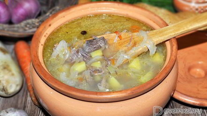 Рецепт щей из квашеной капусты в духовке