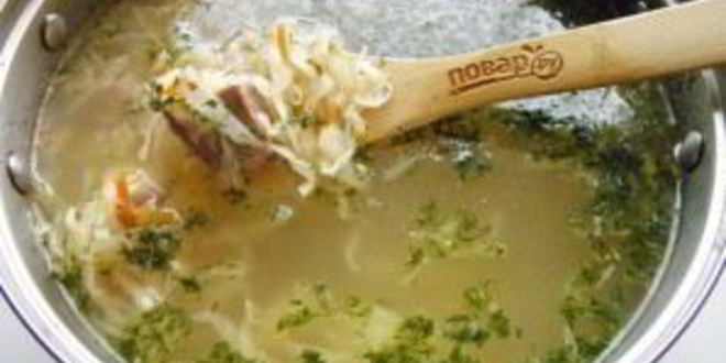 Рецепт щей из квашеной капусты