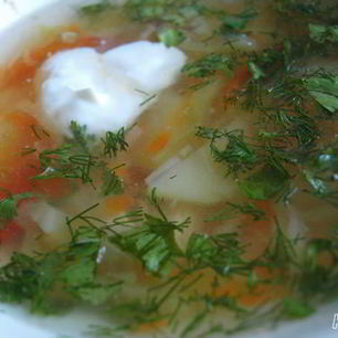 Рецепт Щей из молодой капусты Летние