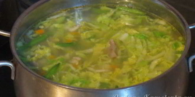 Рецепт щей из пекинской капусты
