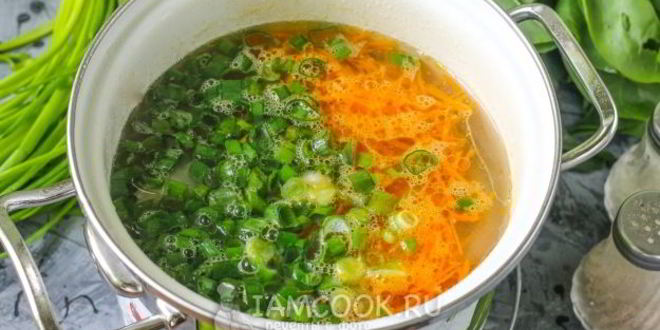 Рецепт щей из щавеля на мясном бульоне