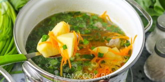 Рецепт щей из щавеля на мясном бульоне