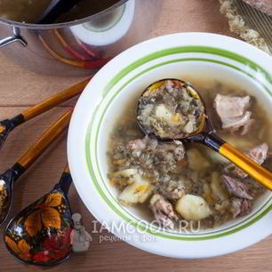 Рецепт Щей из серой капусты