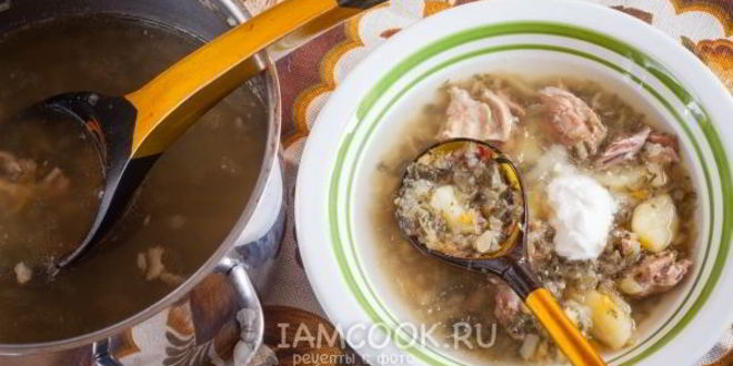 Рецепт щей из серой капусты