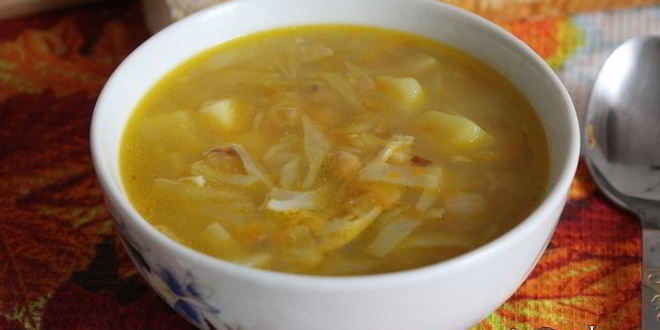 Рецепт щей из свежей капусты с нутом