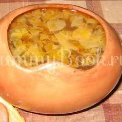 Рецепт Щей из свежей капусты в духовке