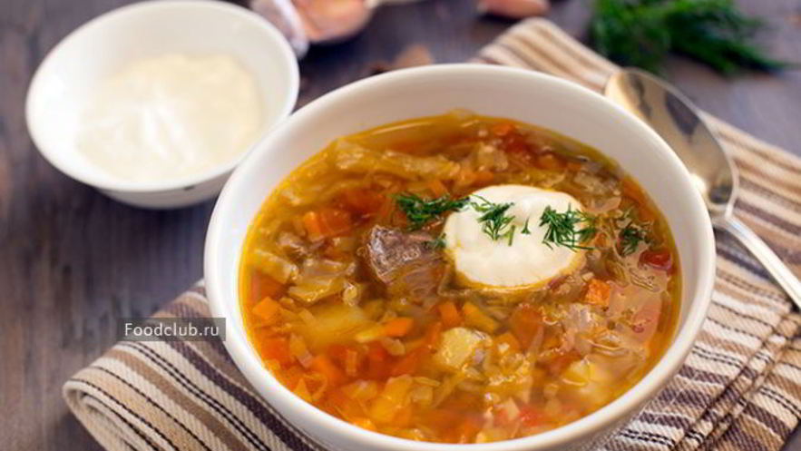 Рецепт щей из свежей капусты