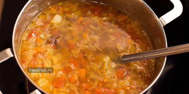 Рецепт щей из свежей капусты