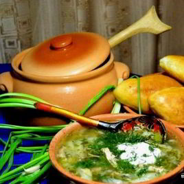 Рецепт Щей из зеленой квашеной капусты