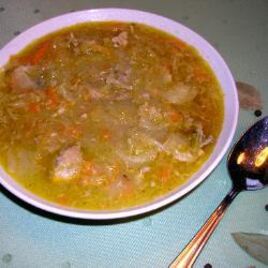 Рецепт Щей на свиных ребрышках