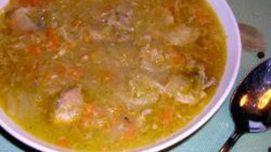 Рецепт щей на свиных ребрышках