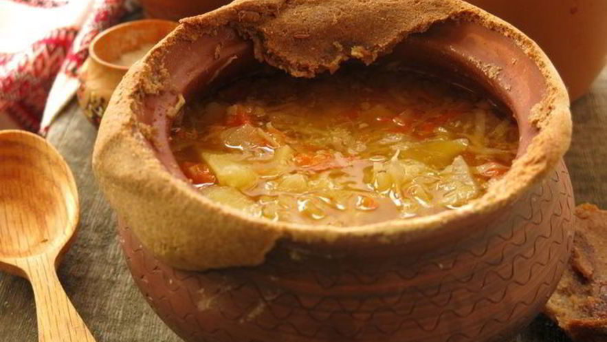 Рецепт щей на утином бульоне в горшочке