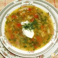 Рецепт Щей помидорно-укропные