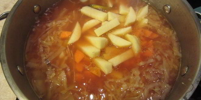 Рецепт щей, просто щи