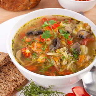 Рецепт Щей с грибами по-монастырски