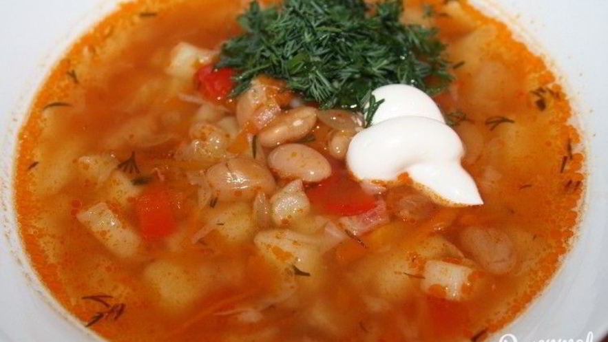 Рецепт щей с консервированной фасолью