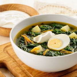 Рецепт Щей со шпинатом