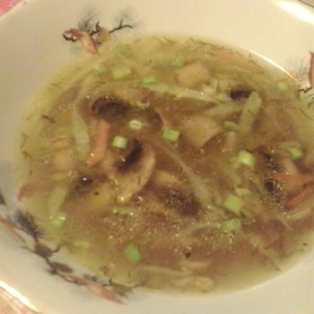 Рецепт Щей со свежей капустой и грибами