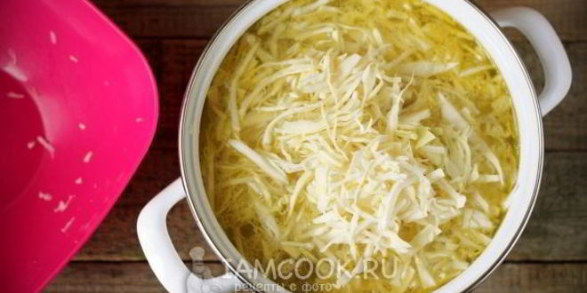 Рецепт свежих щей с курицей