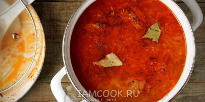 Рецепт свежих щей с курицей