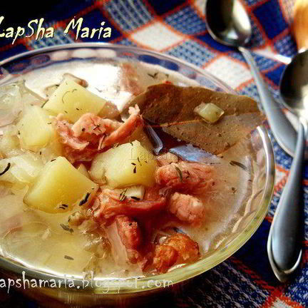 Рецепт Шотландского лукового супа с копченой свининой