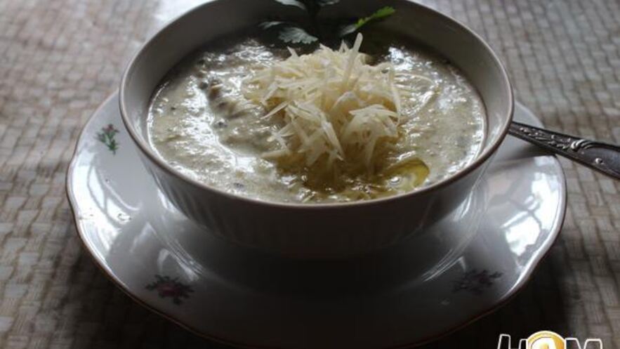 Рецепт сливочного крема-супа с цуккини и шампиньонами