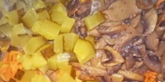 Рецепт грибной солянки постной