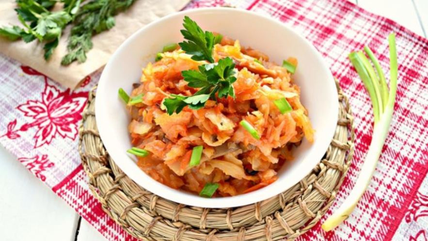Рецепт капустной солянки с грибами