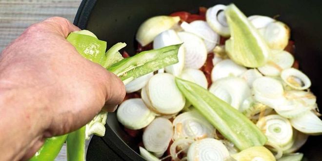 Рецепт овощной солянки с грибами