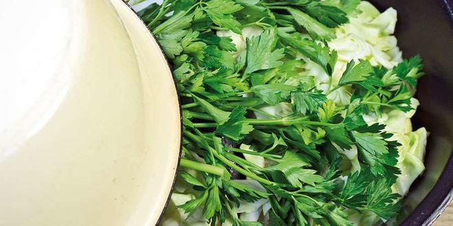 Рецепт овощной солянки с грибами