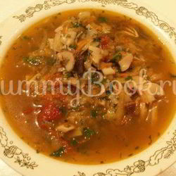 Рецепт Постной грибной солянки