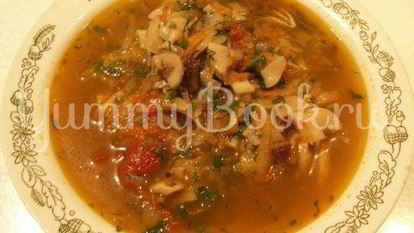 Рецепт Постной грибной солянки