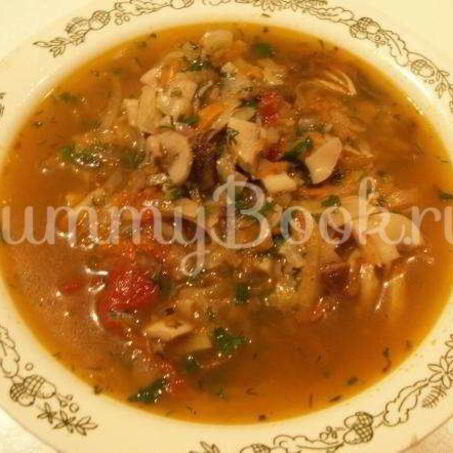 Рецепт Постной грибной солянки