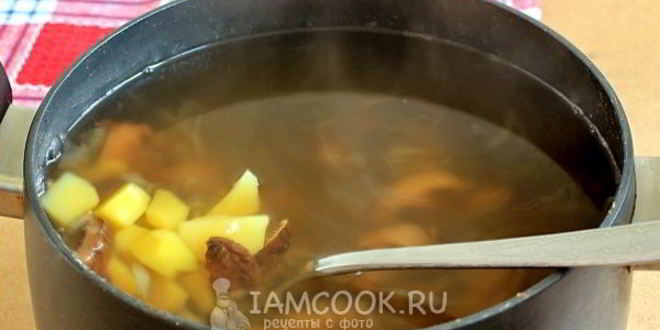 Рецепт постной солянки с грибами