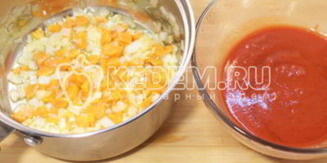 Рецепт рыбной солянки и семгой и оливками