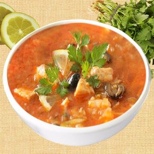 Рецепт Рыбной солянки с белугой